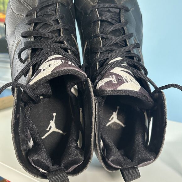 Nike Air Jordan 7 Retro TD OREO Football Cleats (Men’s Size 13) Black & White main image 6